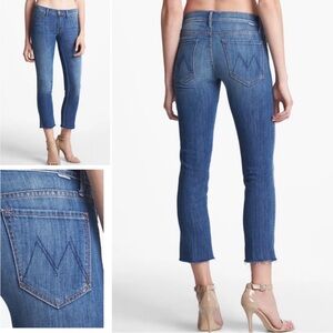 MOTHER The Crop Rascal Fray Tea For Two 27